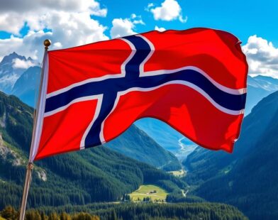 norwegische flagge