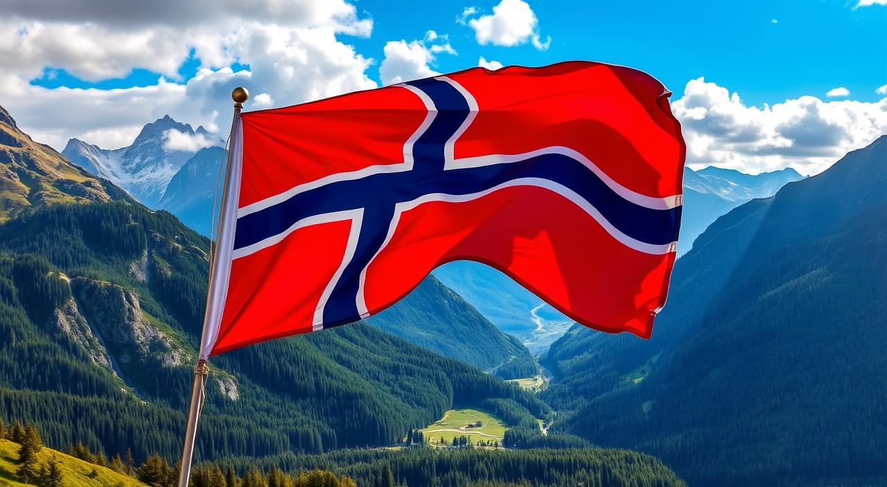 norwegische flagge