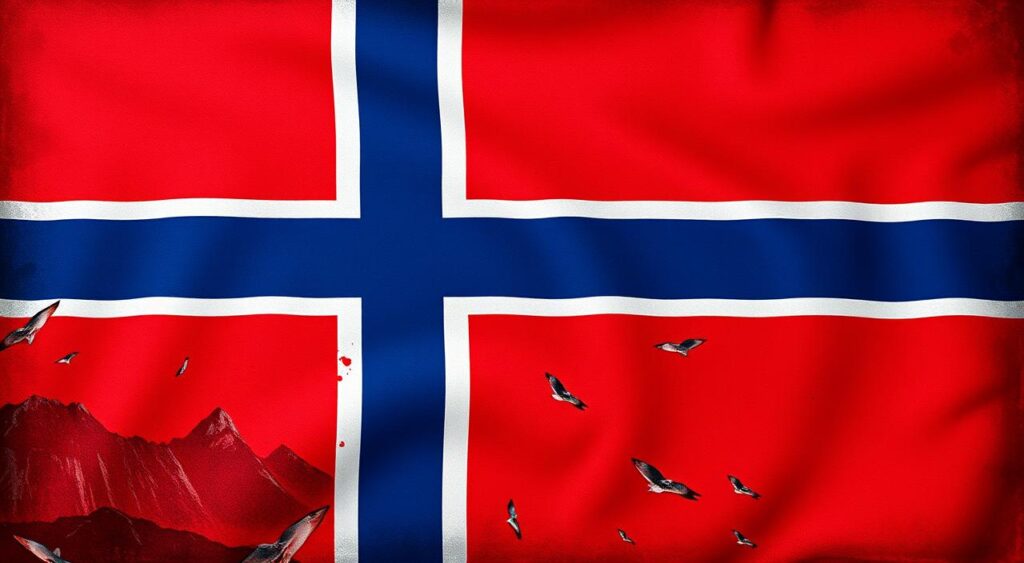 symbolik der norwegischen flagge